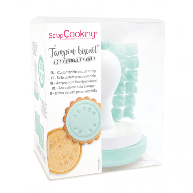 Tampon Biscuit Personnalisable Scrapcooking