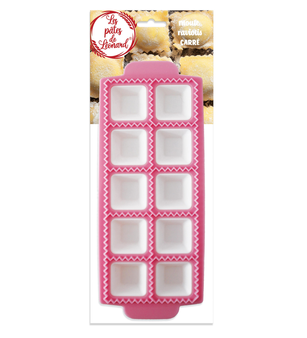 Moule à Raviolis Imperia N7911 - 44 Cavités - Aluminium Avec Rouleau - Pâtisserie Italienne