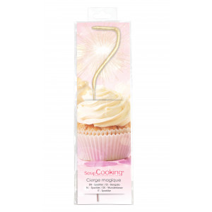 Cierge Magique Or 17,5 cm Chiffre 7 Scrapcooking Cierge Magique Or 17,5 cm Chiffre 7 Scrapcooking