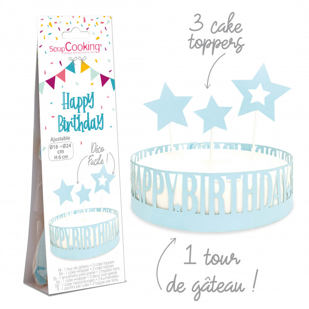 Decoration Gateau Anniversaire 30 Ans,Happy Birthday Cake Topper