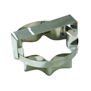Emporte Pièce Etoile Inox ∅ 15.5 cm Emporte Pièce Etoile Inox ∅ 15.5 cm