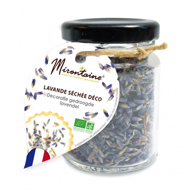 Lavande Séchée Comestible Bio 9,5 g Mirontaine - Cuisineaddict.com, Achat,  Vente