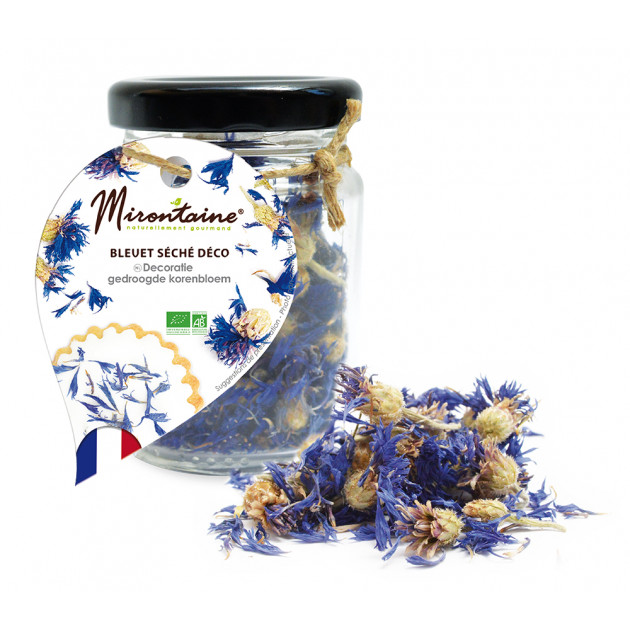 Bleuet Fleurs Séchées Comestibles Bio 4,5 g Mirontaine