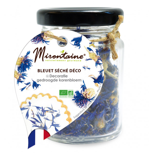 Bleuet Fleurs Séchées Comestibles Bio 4,5 g Mirontaine