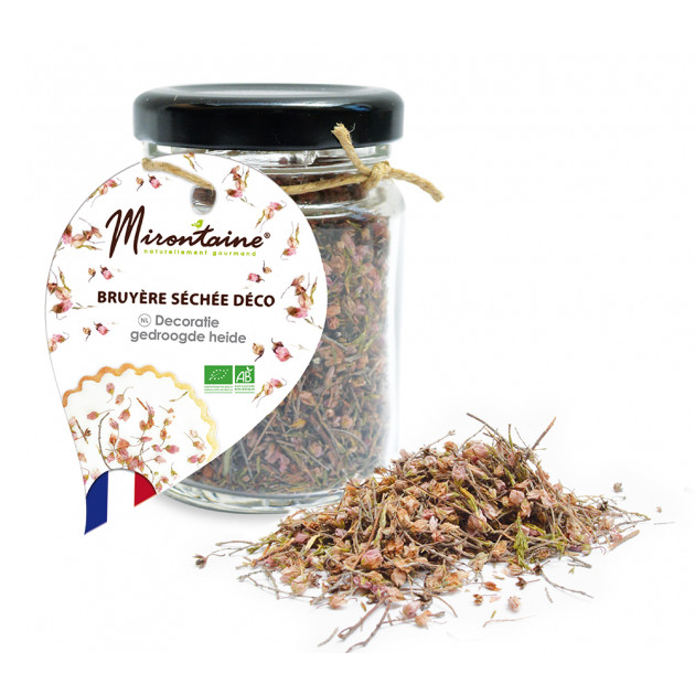 Bruyère Fleurs Séchées Comestibles Bio 11 g Mirontaine