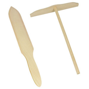 Spatule Crêpe et Râteau Bois Metaltex Spatule Crêpe et Râteau Bois Metaltex