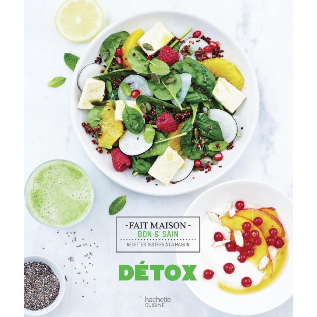 Livre de Recettes Detox, chez Hachette