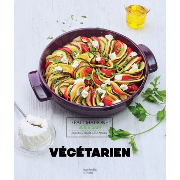 Livre de Recettes Végétarien, chez Hachette