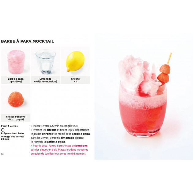 Simplissime recette barbe à papa mocktail - HACHETTE