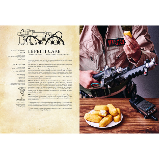 Recette geek : Le petit cake, issu de Ghostbusters (SOS Fantômes) dans Gastronogeek, chez Hachette