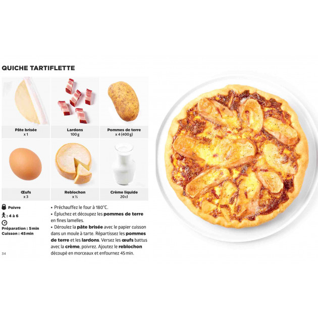Cuisine Simplissime : recette quiche tartiflette - Hachette Cuisine Simplissime : recette quiche tartiflette - Hachette