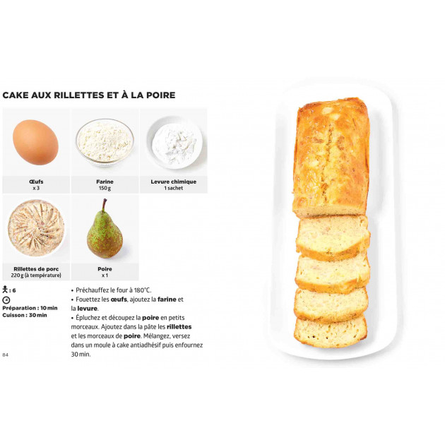 Collection Simplissime : recette cake rillettes et poire - Hachette Collection Simplissime : recette cake rillettes et poire - Hachette