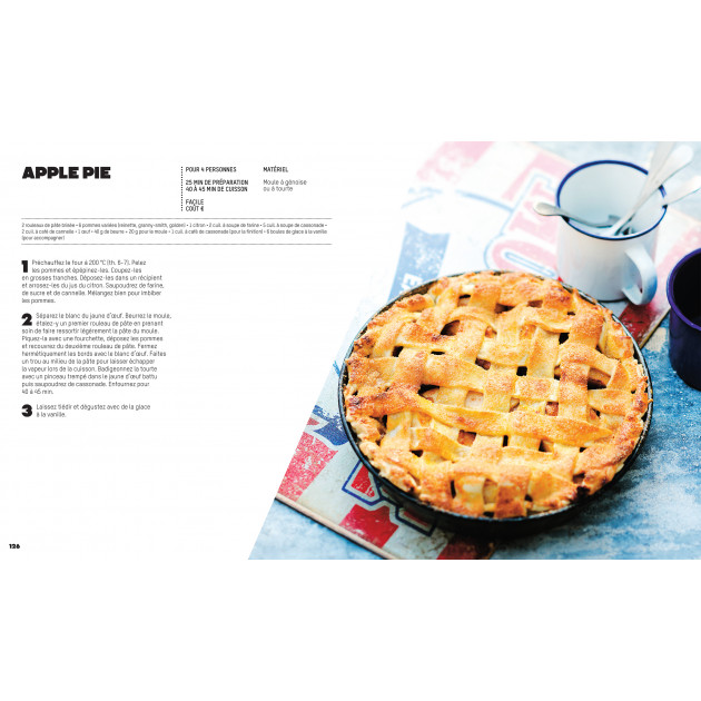 Cuisine des États-Unis : recette apple pie (tarte aux pommes) - Hachette Collection Fait maison