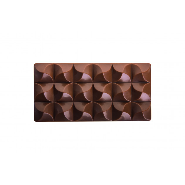 Moule Tablette Chocolat Moulin 15,4 x 7,7 cm x H 1,4 cm (x3) Pavoni