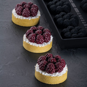 Moule Silicone Décor Mini Mûres Ø 6 cm x H 2,3 cm (x8) Pavoni Moule Silicone Décor Mini Mûres Ø 6 cm x H 2,3 cm (x8) Pavoni