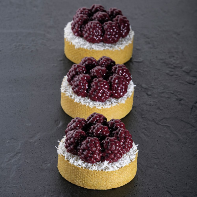 Tartelettes Décor Mini Mûres Pavoni