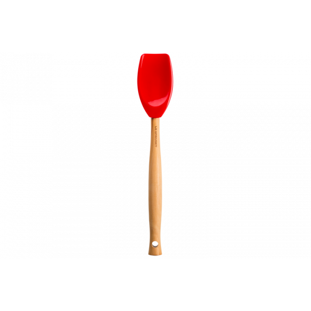 Spatule Silicone Cuillère Cerise 29 cm Création Le Creuset