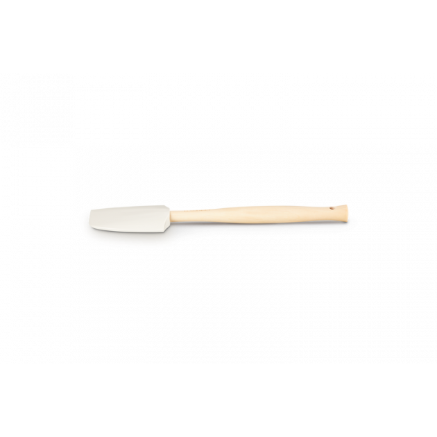 Spatule longue en silicone avec manche en bois, grattoir à gâteau, crème,  poupée, centre commercial, outils