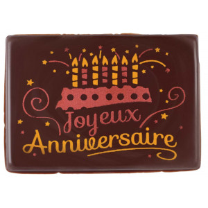 Plaque Chocolat Joyeux Anniversaire x48 Florensuc Plaque Chocolat Joyeux Anniversaire x48 Florensuc