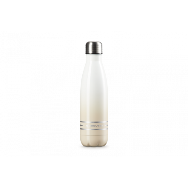 FIN DE SERIE Bouteille Isotherme Inox 500ml Meringue Le Creuset