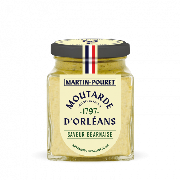 Moutarde d'Orléans Saveur Béarnaise 95g Martin Pouret