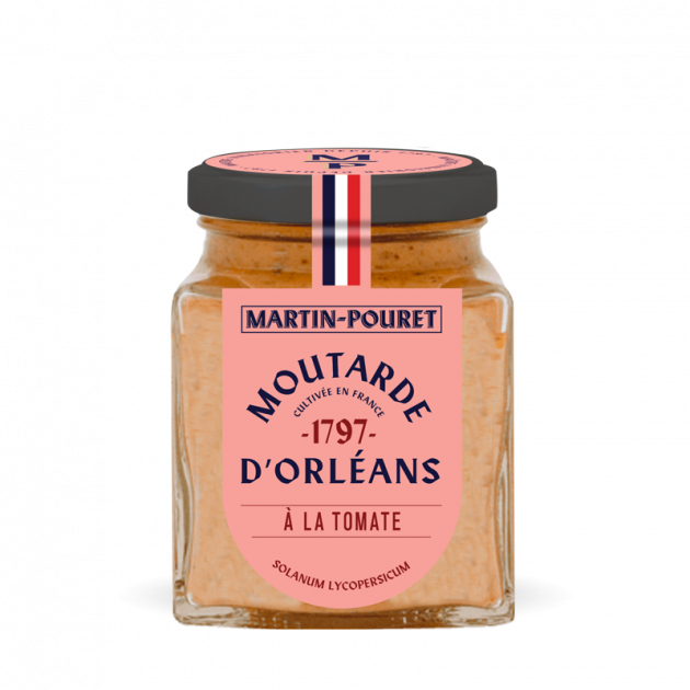Moutarde d'Orléans à la Tomate 95g Martin Pouret