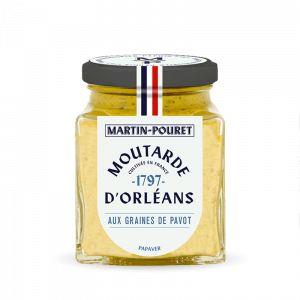 Moutarde d'Orléans aux Graines de Pavot 95g Martin Pouret