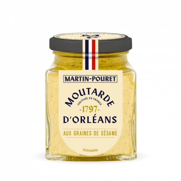 Moutarde d'Orléans aux Graines de Sésame 95g Martin Pouret