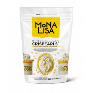 Perles enrobées de chocolat blanc Crispearls 800g Mona Lisa Perles enrobées de chocolat blanc Crispearls 800g Mona Lisa