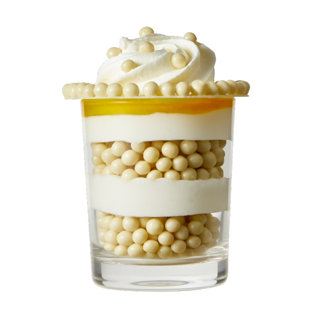 Verrine aux perles croustillantes Mona Lisa