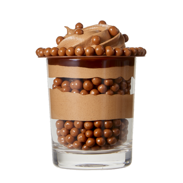 Verrine aux Crispearls Chocolat au Lait Verrine aux Crispearls Chocolat au Lait