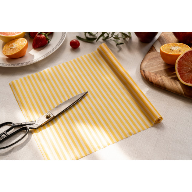 Beeskin Cire D'abeille Pour Conserver Les Aliments - Papier Ciré Comme Alternative Au Film Alimentaire Et Au Plastique - Taille : S, 17 X 17 Cm