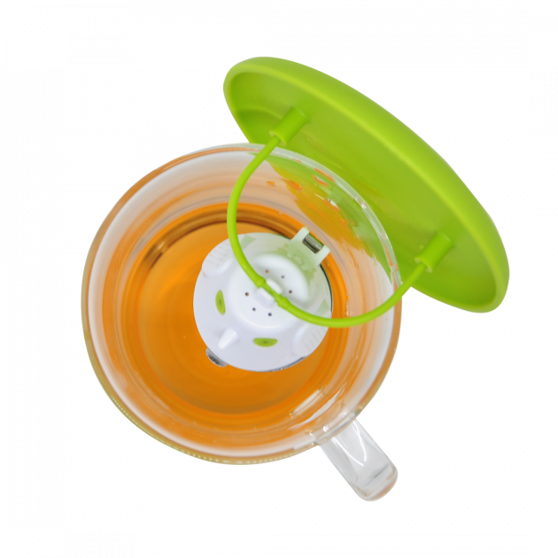 Utilisation boule à thé-couvercle