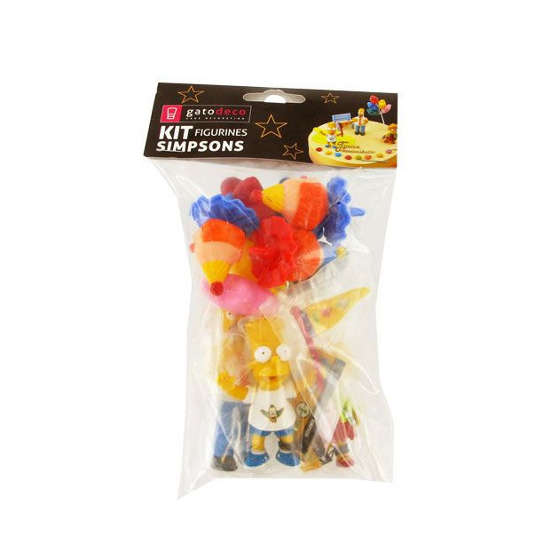 Kit Decor Gateau Les Simpson 8 Pieces Cuisineaddict Com Vente Achat Acheter