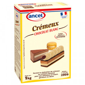 Crémeux Chocolat Blanc 1kg Ancel Crémeux Chocolat Blanc 1kg Ancel