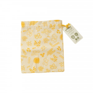 Sac à Vrac Coton Bio Jaune 20 x 25 cm Pebbly Sac à Vrac Coton Bio Jaune 20 x 25 cm Pebbly