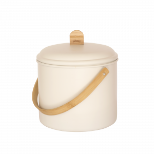 Seau à Compost Crème 7 L Pebbly Seau à Compost Crème 7 L Pebbly