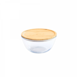 Boîte de Conservation en Verre et Bambou Rond 770 ml Pebbly Boîte de Conservation en Verre et Bambou Rond 770 ml Pebbly