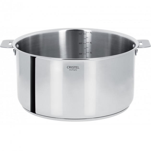 Casserole Casteline Ã˜ 14 cm Manche Amovible Inox Cristel