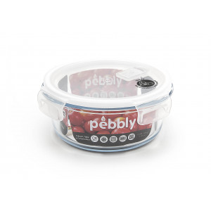 Boîte de Conservation en Verre Rond 950 ml Pebbly Boîte de Conservation en Verre Rond 950 ml Pebbly