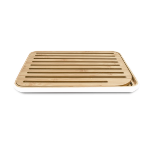 Planche à Pain Bambou 35 x 25 cm Blanc Pebbly Planche à Pain Bambou 35 x 25 cm Blanc Pebbly