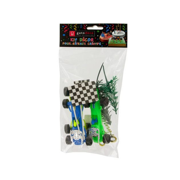 Fin De Serie Kit Decor Gateau Formule 1 7 Pieces Cuisineaddict Com Achat Vente