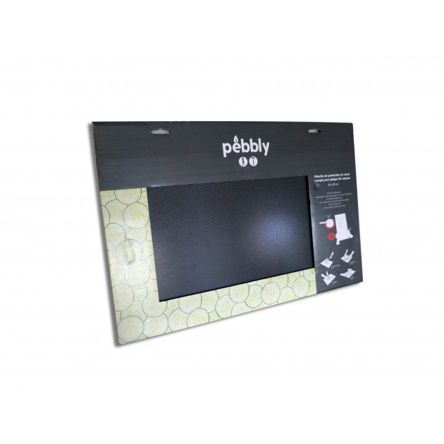 Packaging de la plaque verre cuisine Pebbly Packaging de la plaque verre cuisine Pebbly