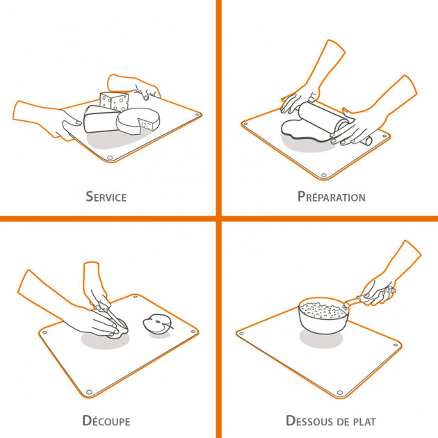 Protège plaque de cuisson Pebbly multi-usage Protège plaque de cuisson Pebbly multi-usage