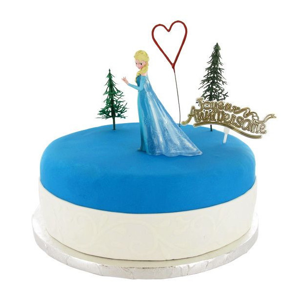 Kit Decor Gateau La Reine Des Neiges Elsa Et Olaf 5 Pieces Cuisineaddict Com Vente Achat Acheter