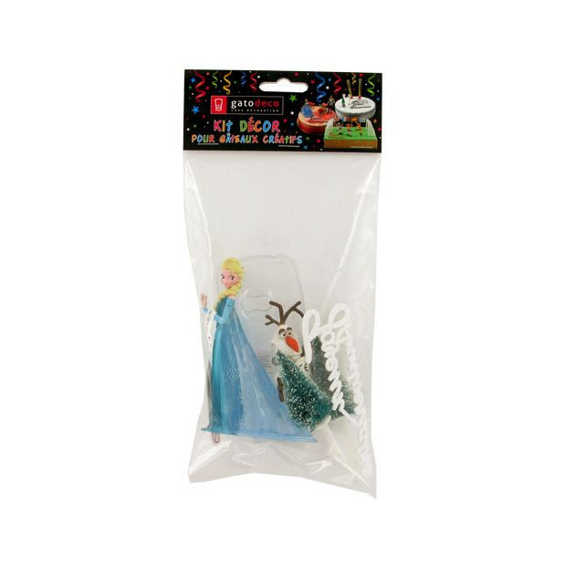 Kit Décor Gâteau La Reine des Neiges Elsa et Olaf (5 pièces) -  , vente, achat, acheter