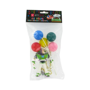 Kit Décor Gâteau Buzz l'Éclair (3 pièces)