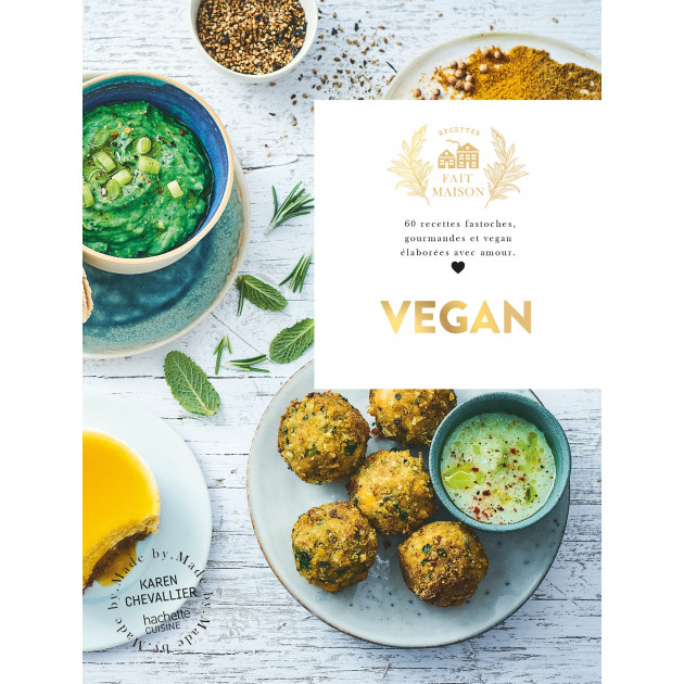 Livre de Recettes Vegan, chez Hachette