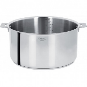 Faitout Casteline Ø 22 cm Manche Amovible Inox Cristel Faitout Casteline Ø 22 cm Manche Amovible Inox Cristel