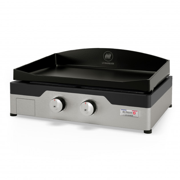 Plancha Gaz Fonte Émaillée 62 x 52 cm Outdoor De Buyer 